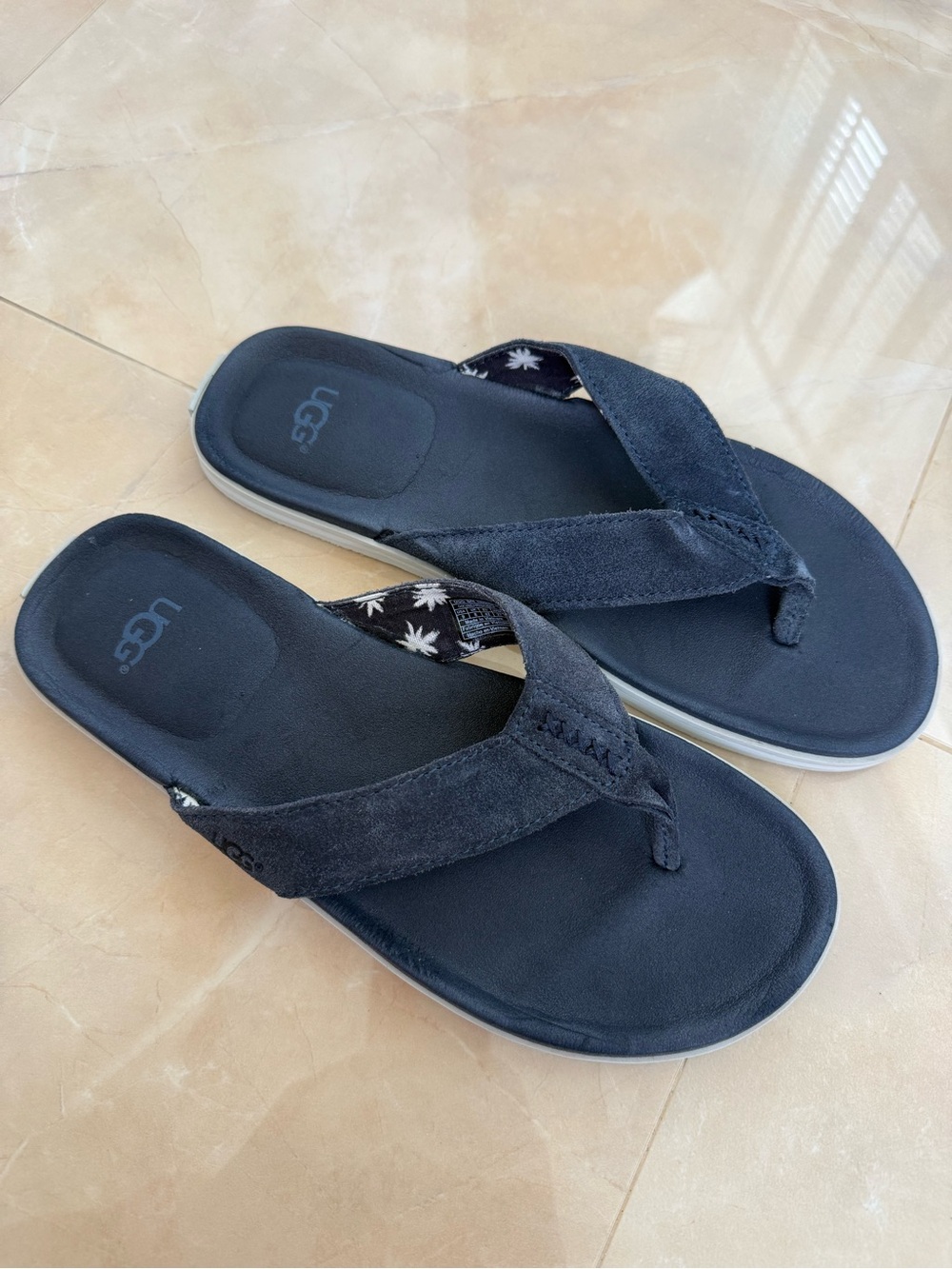 dark blue UGG Men's Bennison II Flip Flops